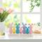 Glitzhome&#xAE; 11.75&#x22; Easter Wooden Bunny Family Table D&#xE9;cor